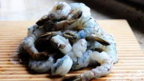 креветки со спагетти