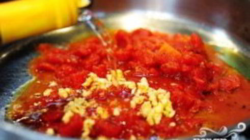 креветки со спагетти