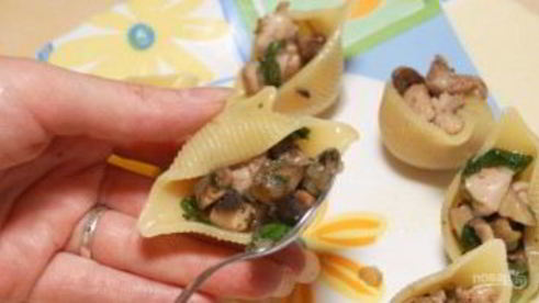 макароны с начинкой