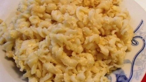 макароны с яйцом