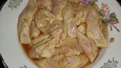 нежная пряная паста с курицей