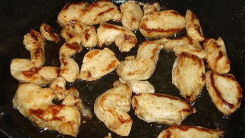 нежная пряная паста с курицей