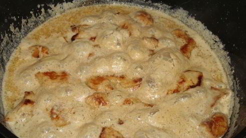 нежная пряная паста с курицей