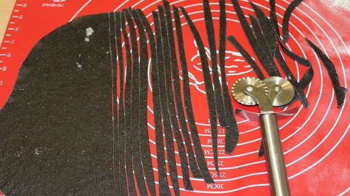 паста с чернилами каракатицы