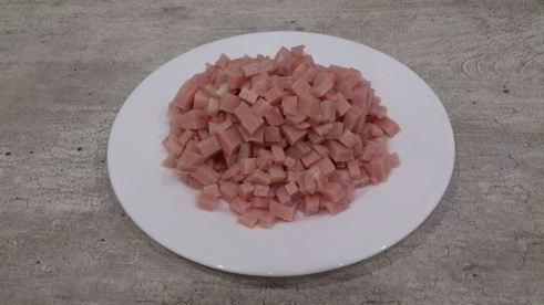 паста с грибами и ветчиной