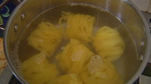 паста с грибным соусом