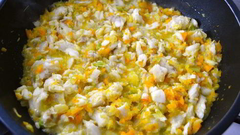 паста с рыбным соусом