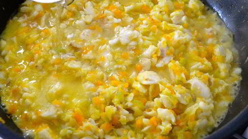 паста с рыбным соусом