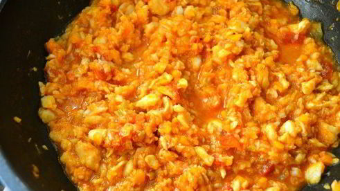 паста с рыбным соусом