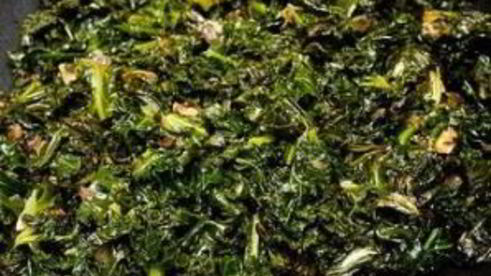 паста с тушеной капустой кале