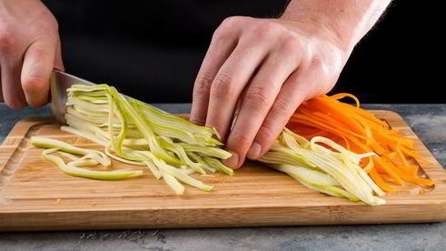 паста с весенними овощами