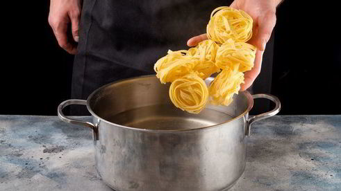 паста с весенними овощами