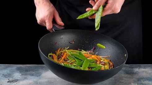 паста с весенними овощами