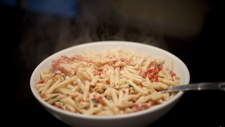 Рецепт сливочной пасты с ветчиной