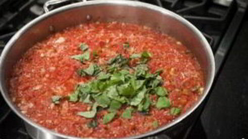 сливочная паста с ветчиной