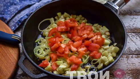 спагетти с кабачками