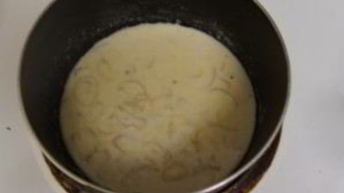 спагетти с копченостями