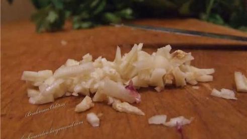 спагетти с курицей и запеченными перцами