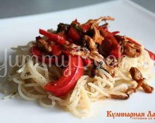 Спагетти с восточными нотками