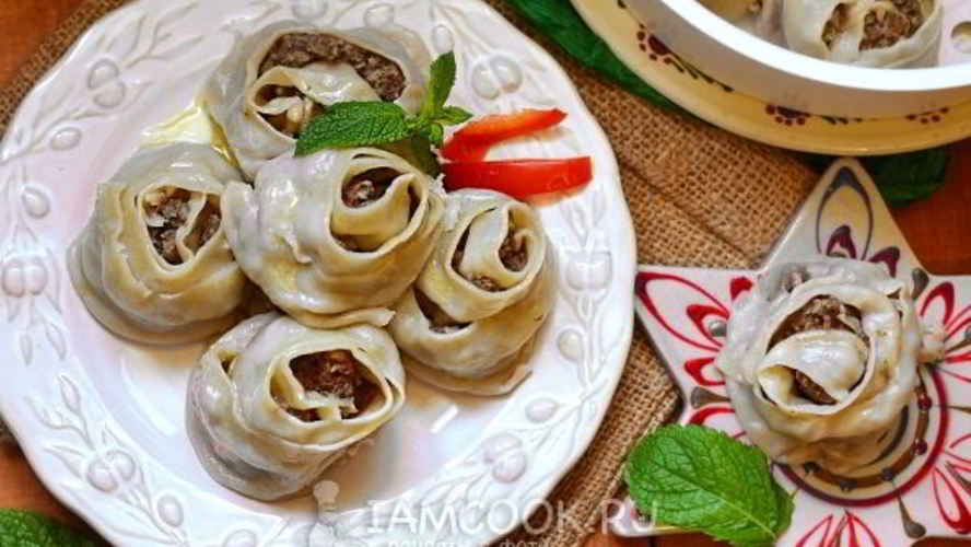 Рецепт мантов розочек