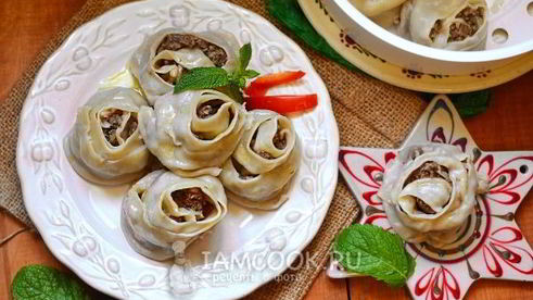 манты розочки