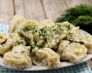 Манты с бараниной