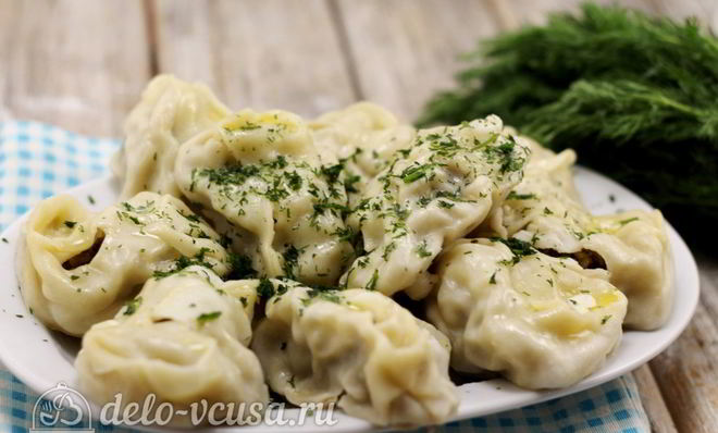 Манты с бараниной