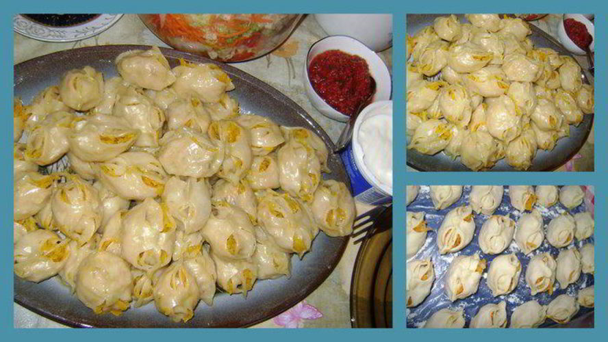 Рецепт мантов с тыквой