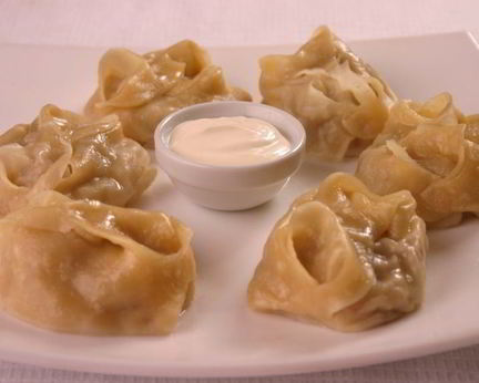 Манты в микроволновке