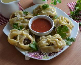 Манты в пароварке