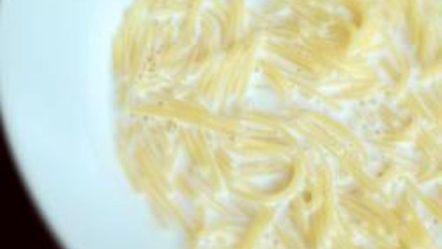 Рецепт молочной лапши