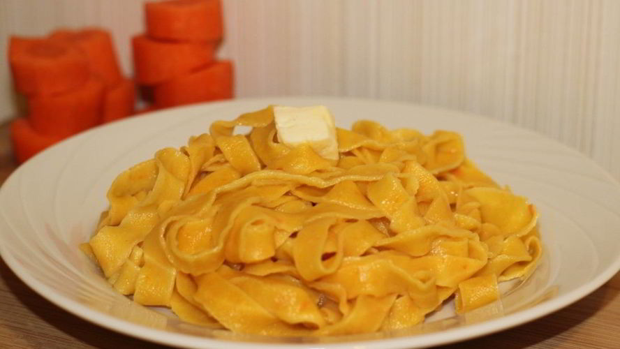 Рецепт морковной лапши