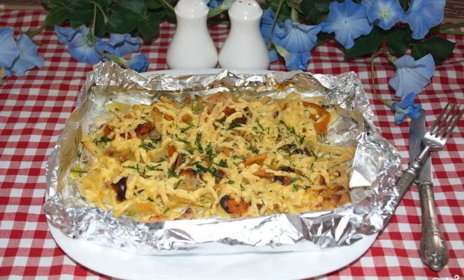 Мясо по-французски из курицы