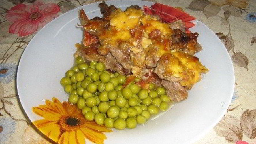 Рецепт мяса по-французски в микроволновке