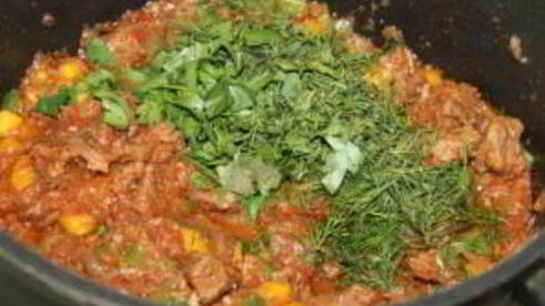 чашушули из говядины