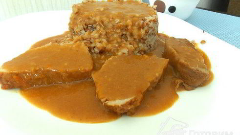 говядина, тушеная в квасе