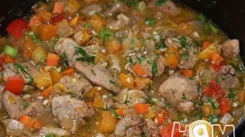 индейка тушеная с овощами осенний вальс