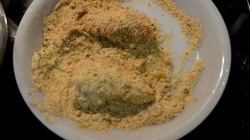 хрустящие куриные крылышки в сливочном масле