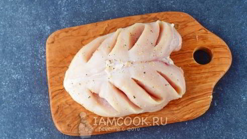 куриная грудка с болгарским перцем в духовке