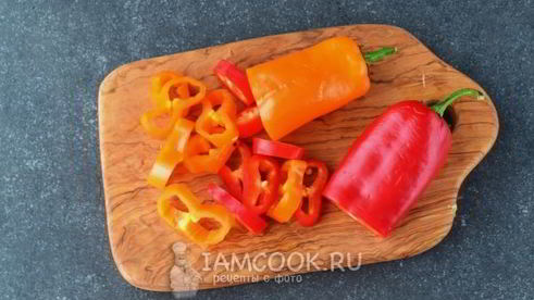 куриная грудка с болгарским перцем в духовке