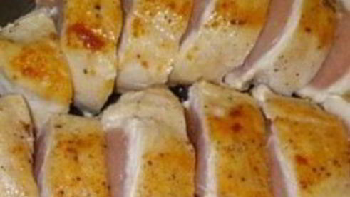 куриное филе в нежном сливочном соусе