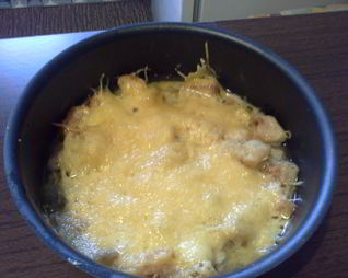 Куриное филе, запеченное с яблоками