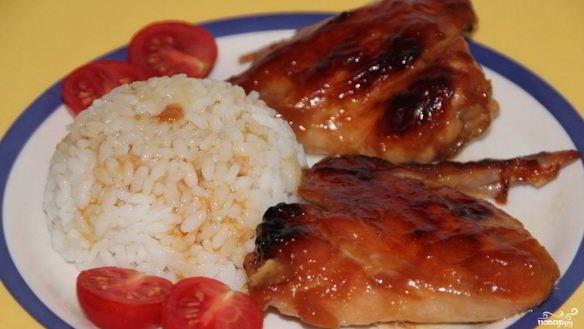 Рецепт Куриных крылышек под соусом