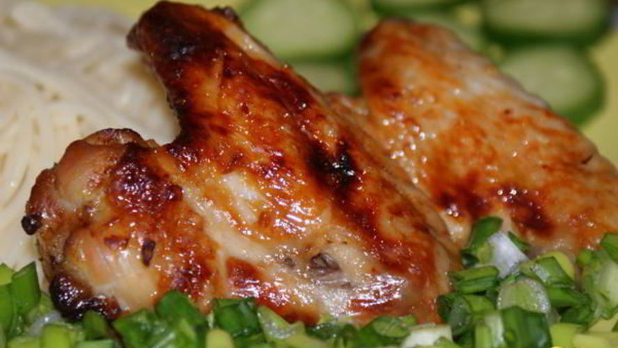 Рецепт куриных крылышек в апельсинового глазурей