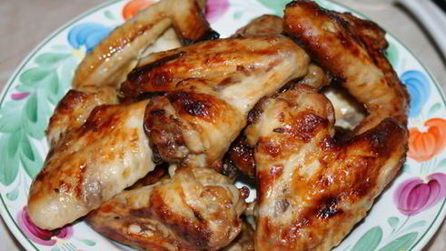куриные крылышки в апельсиновой глазури