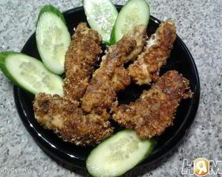 Куриные крылышки в панировке