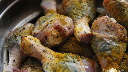 куриные ножки в фольге