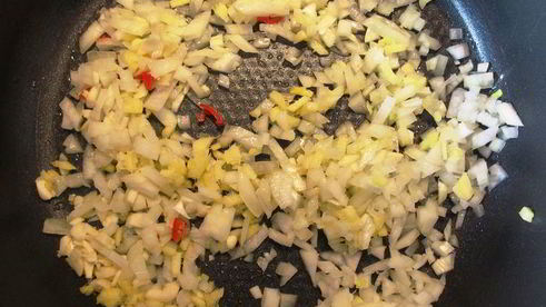 курица карри с рисом