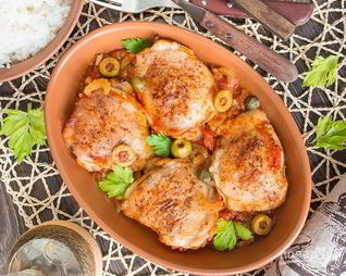 Курица по-средиземномоски