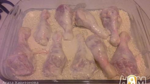 курица с рисом в духовке